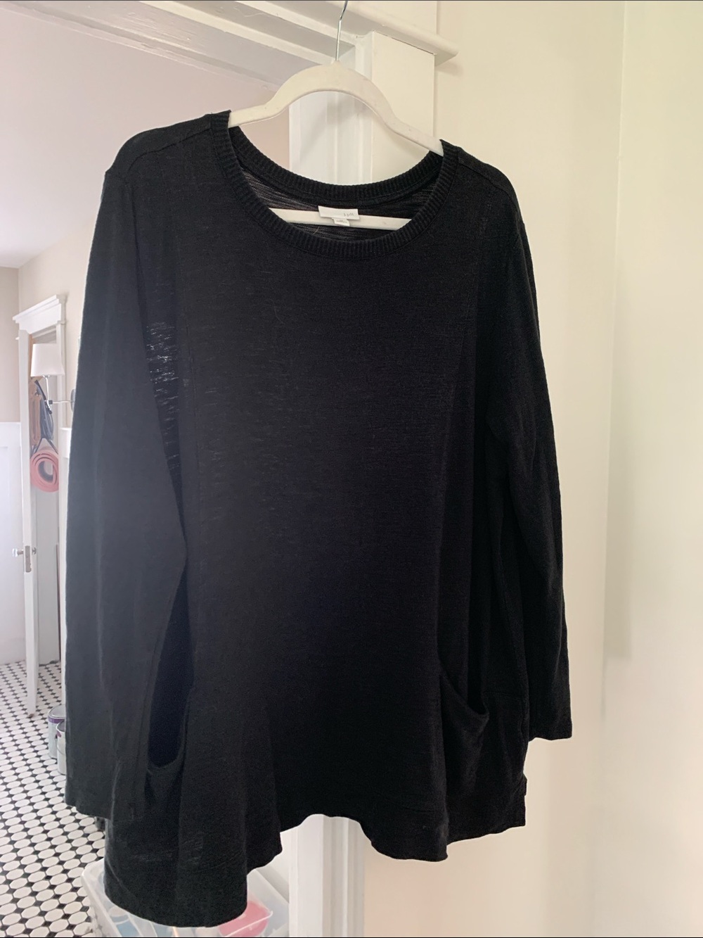 J Jill Black Tunic - Size 2X